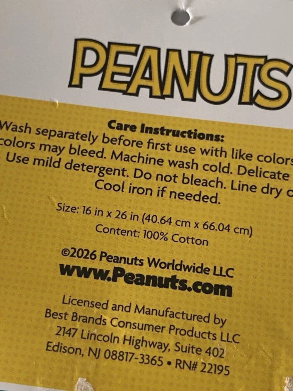 2 Pk Peanuts Snoopy Chef‎ Cooking Cotton Kitchen Towels 18 X 28” NEW